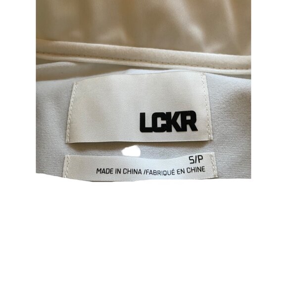 Footlocker Mens Zip Up Track Jacket Cream Size S Retro Streetwear Athleisure - Picture 3 of 12